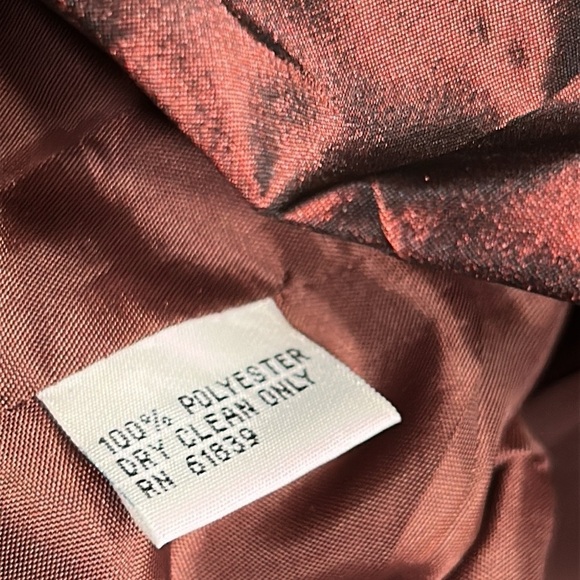 Tery Jon Taffeta shimmer dress by Ricki Freeman  Burgundy ,fit&flare,sz 10 ,EC - Picture 14 of 15